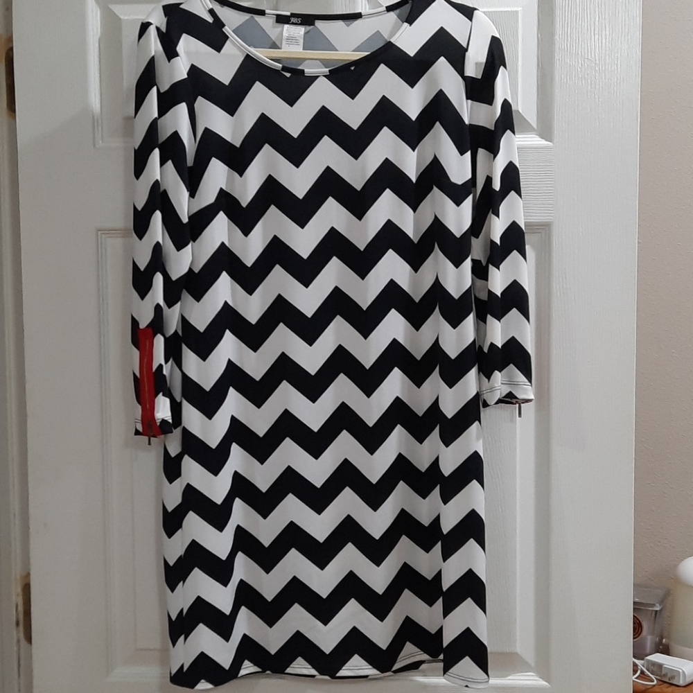 JBS Chevron Print Dress